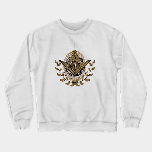 THE ILLUMINATI Crewneck Sweatshirt by DeclanTIGERIllustration